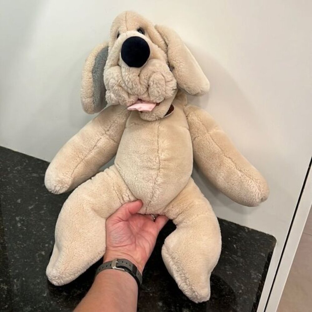 Ganz Bros 1980s Heritage Collection Wrinkles Dog Plush Puppet Impressive Product